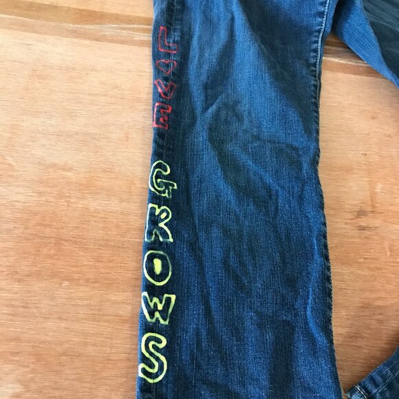 Kut from the Kloth Diana Skinny Jeans Women 12 Blue Mid Rise Dark Wash Stretch - Picture 11 of 12